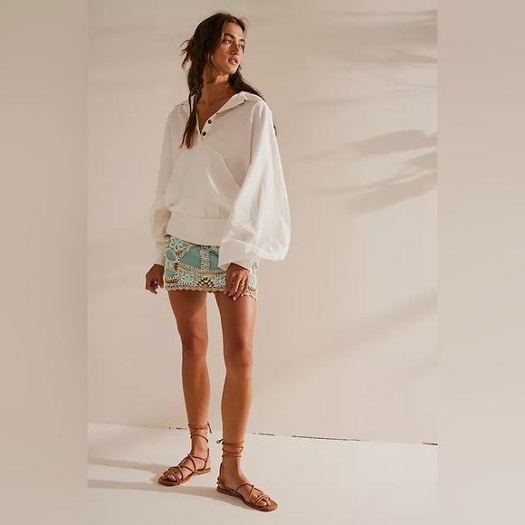 Free People Free-est FP Beach Haru Pullover Top - Picture 1 of 3